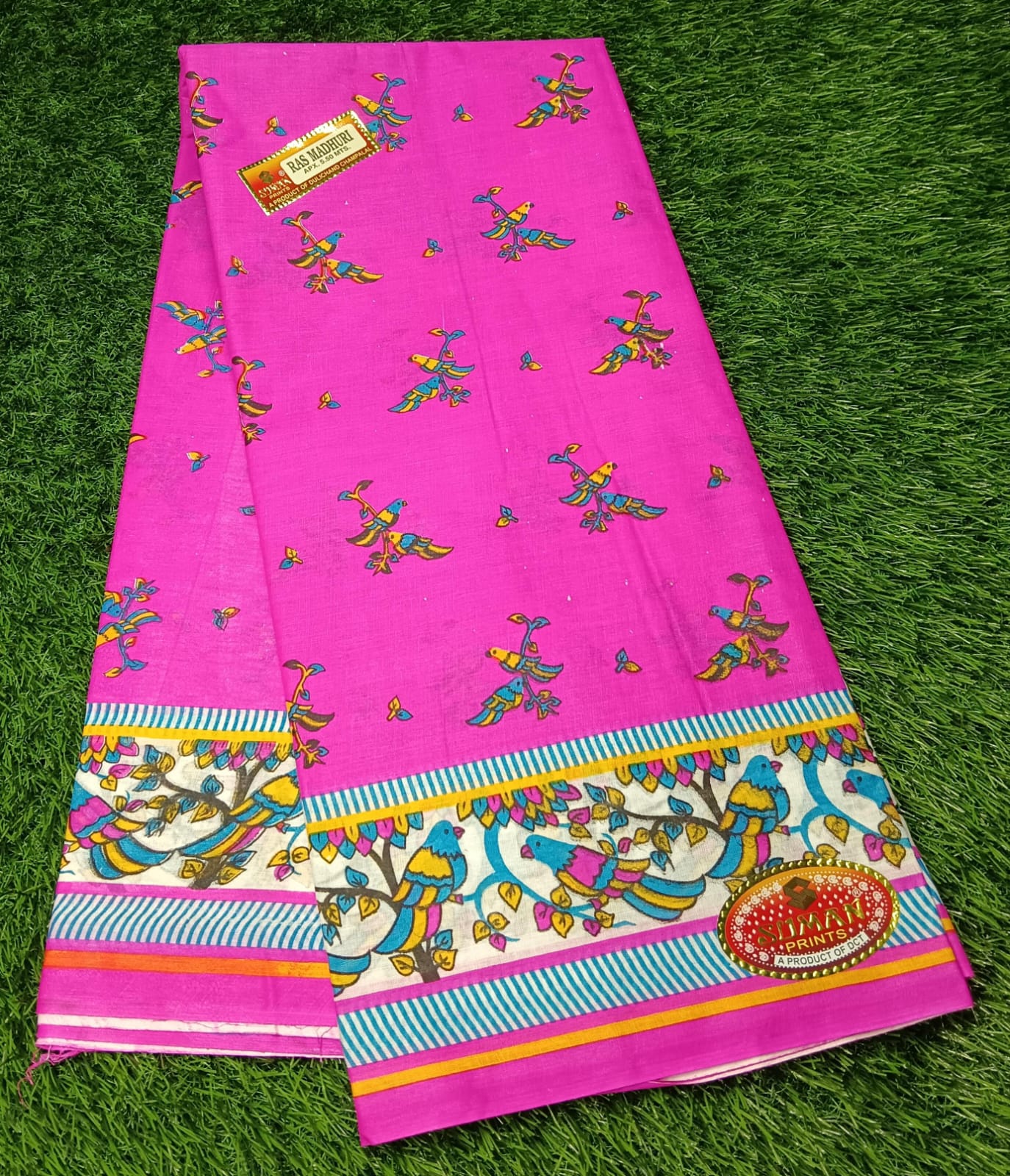 SUMAN RAS MADHURI MALL MALL COTTON SAREE