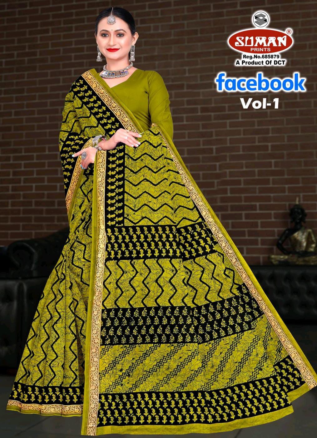 SUMAN FACEBOOK COTTON SAREE