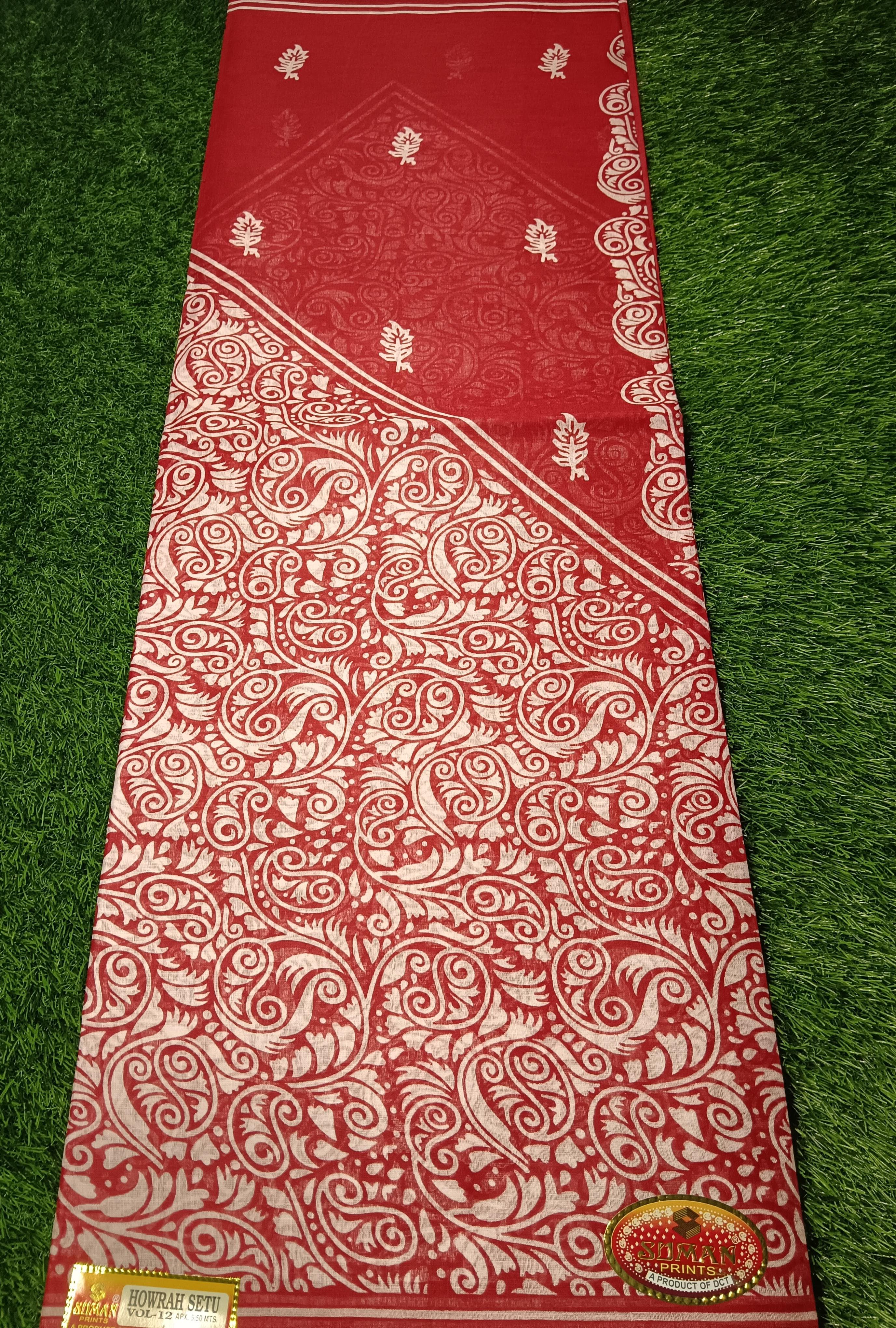 suman howrah setu cooton saree