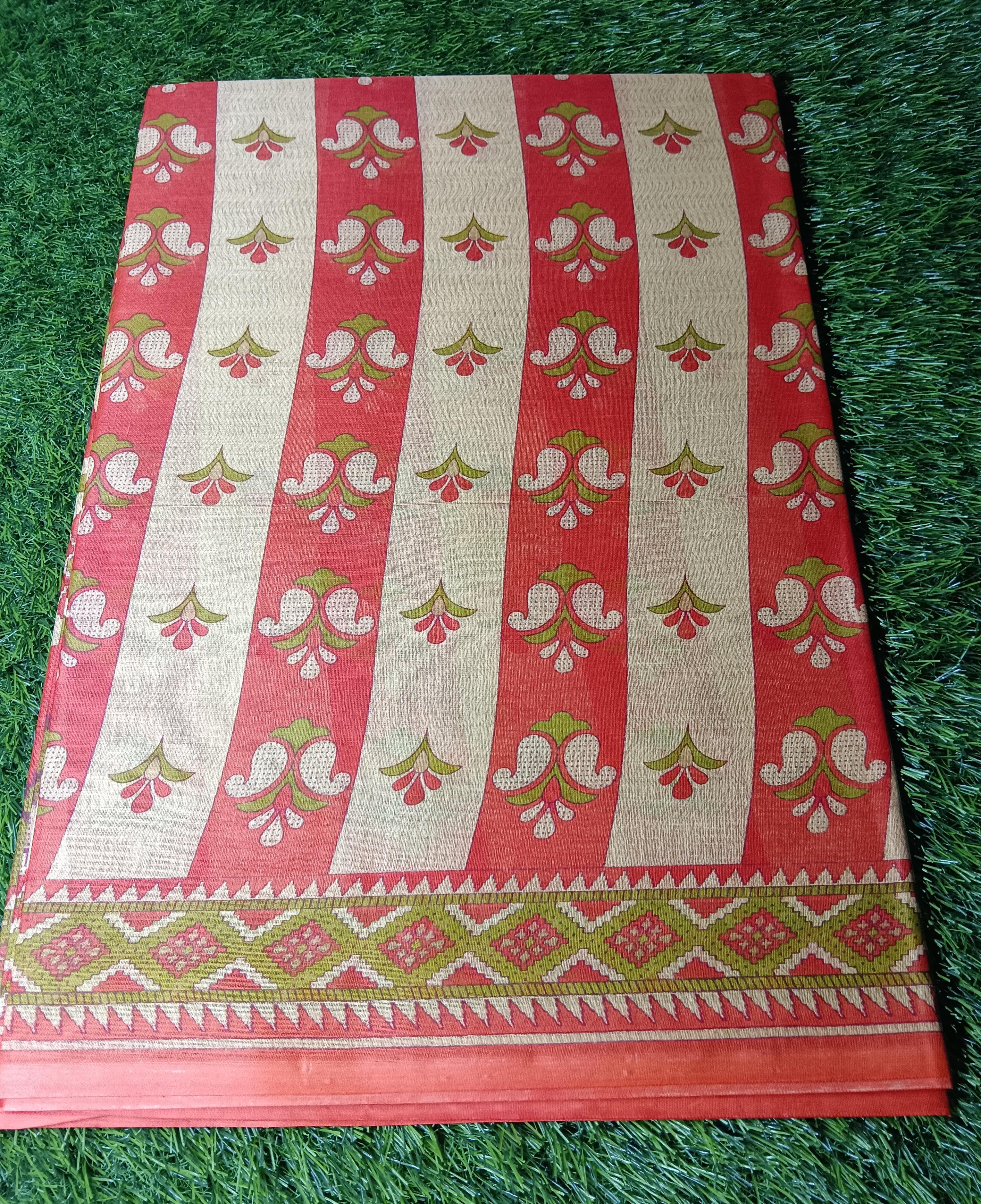 air india cooton saree