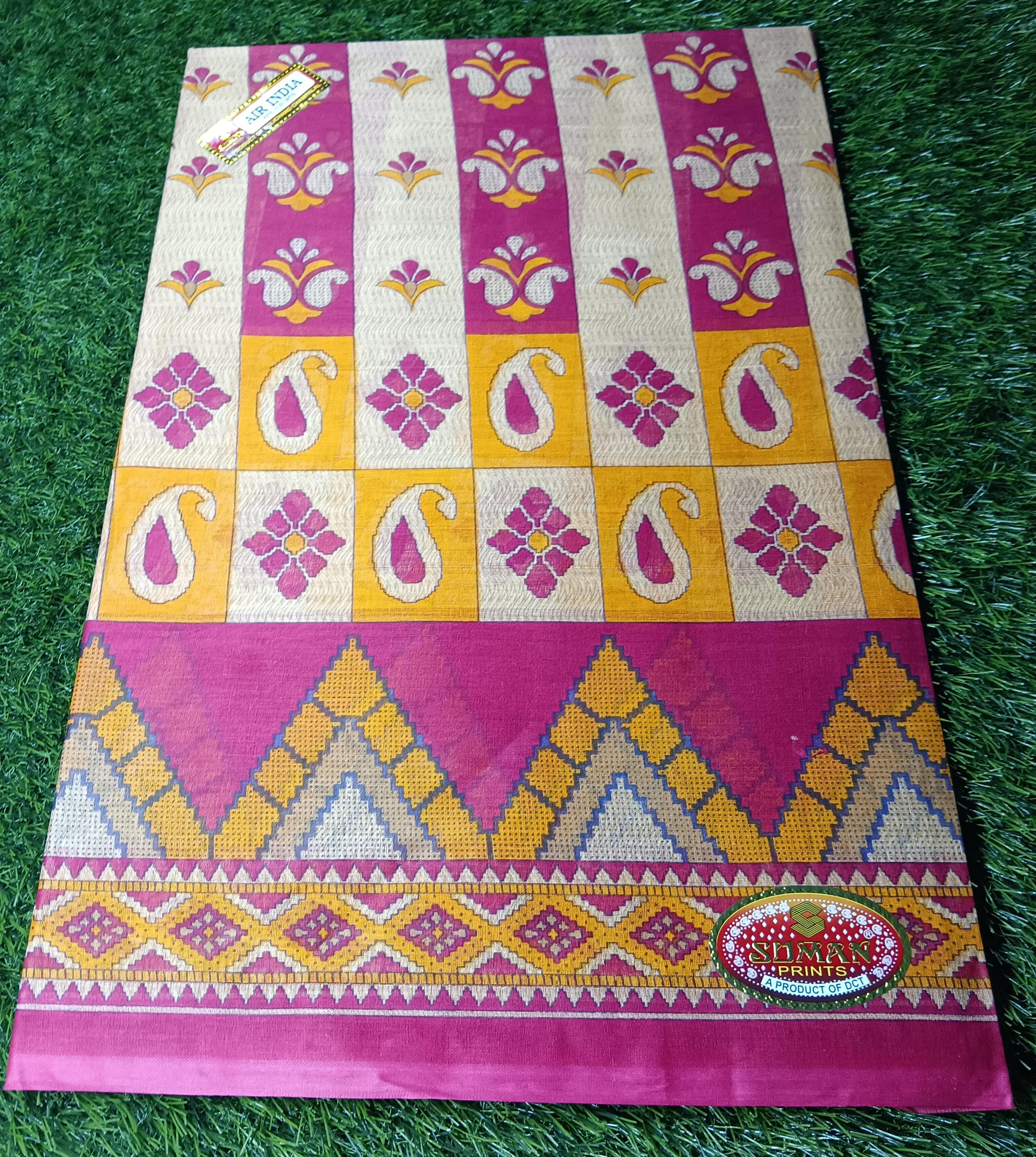 air india cooton saree