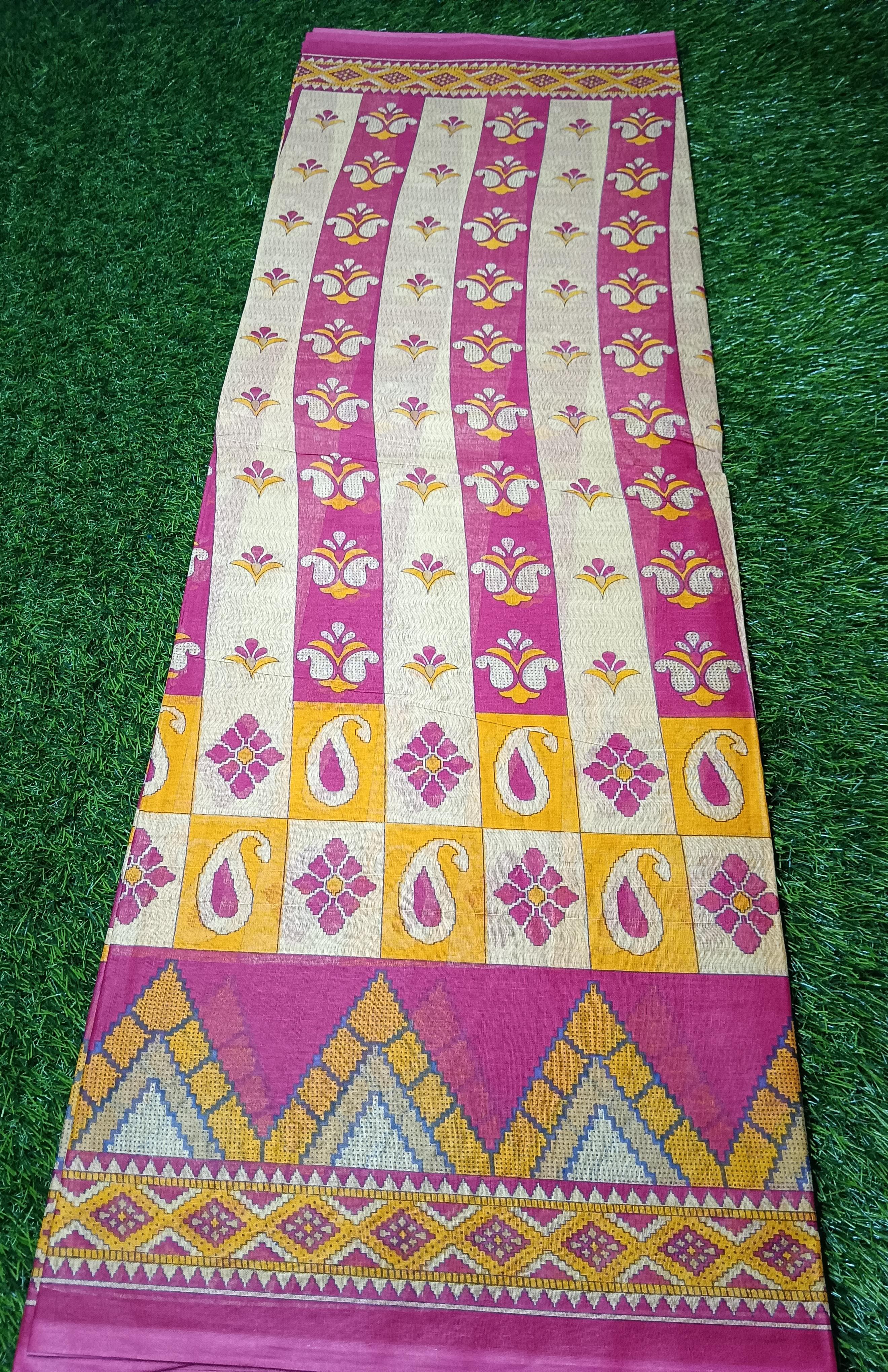 air india cooton saree