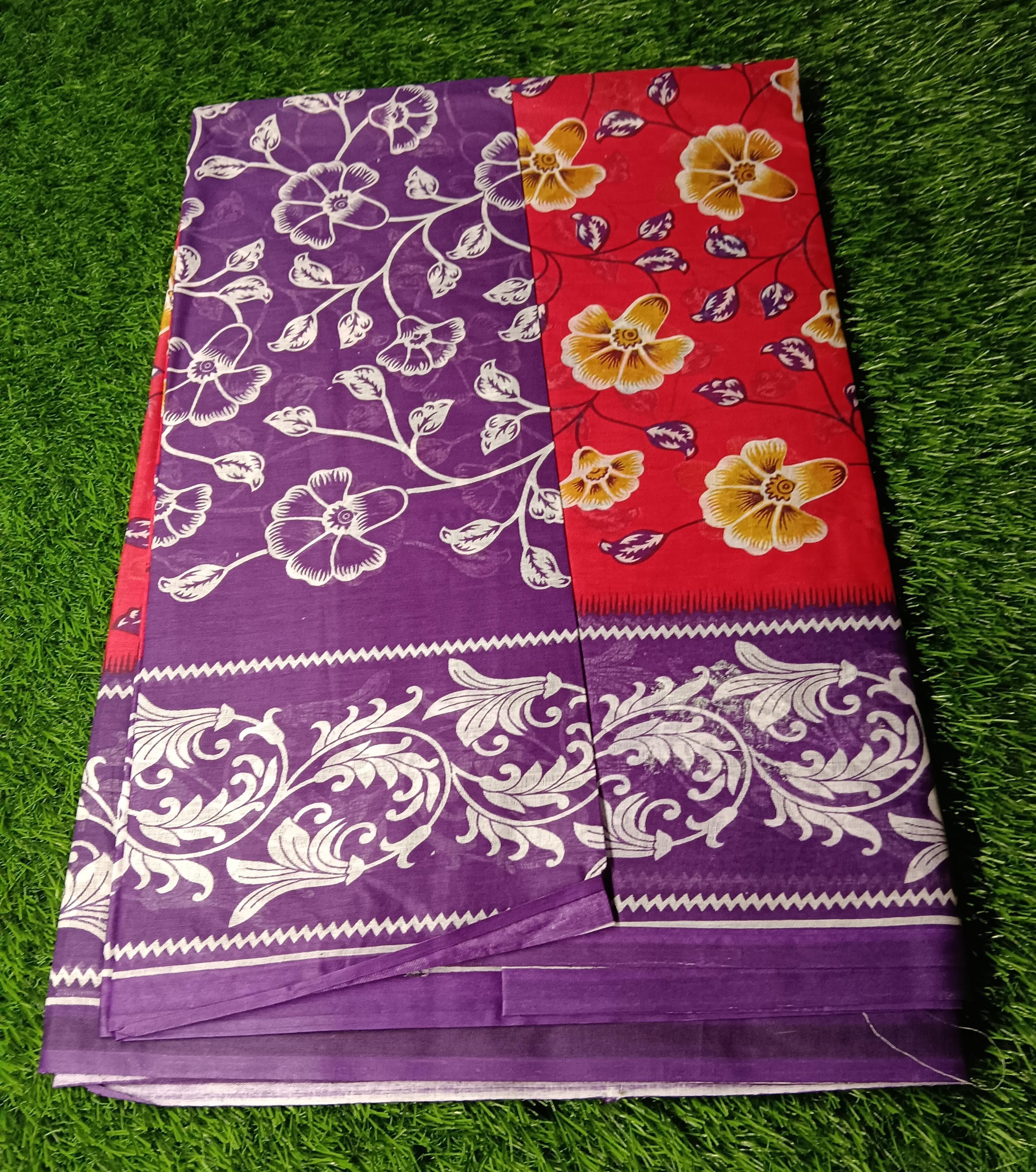 air india cooton saree