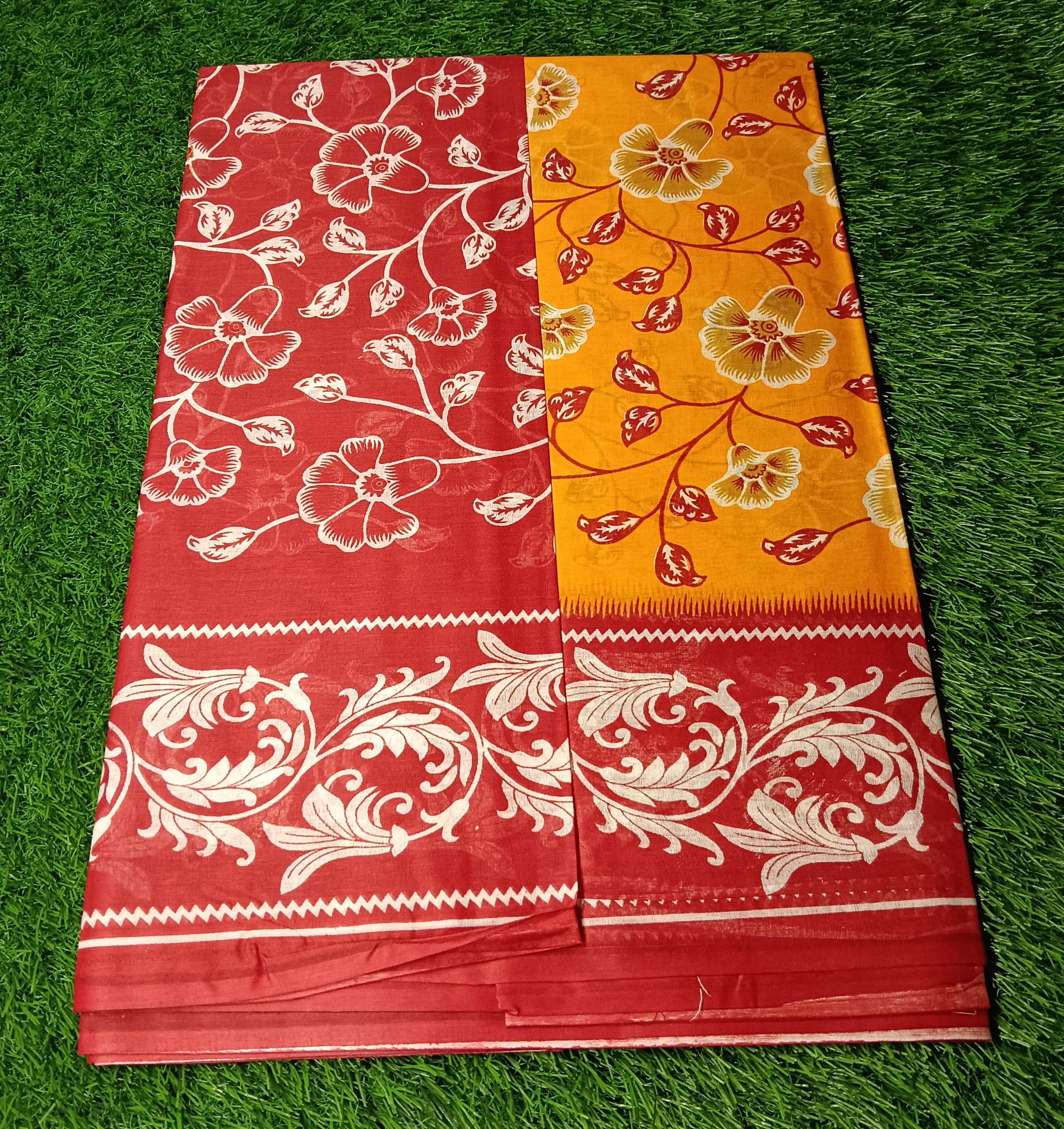 air india cooton saree