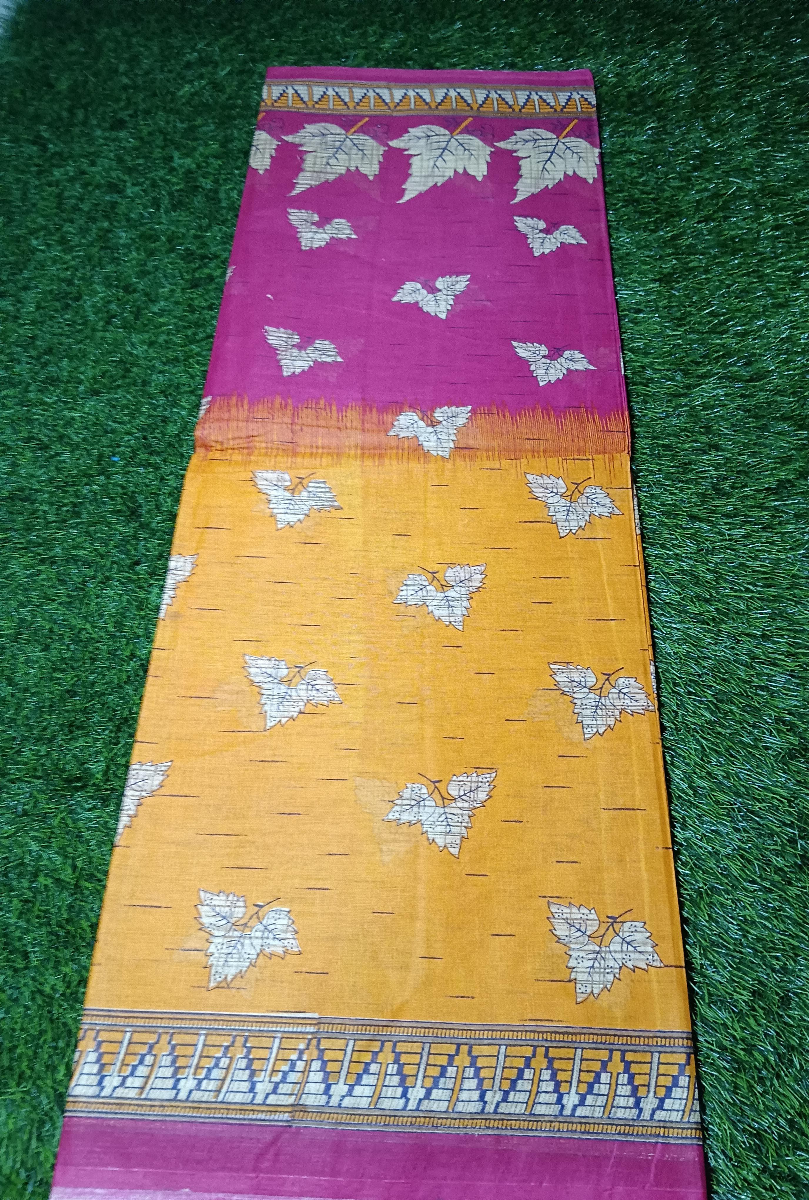 air india cooton saree