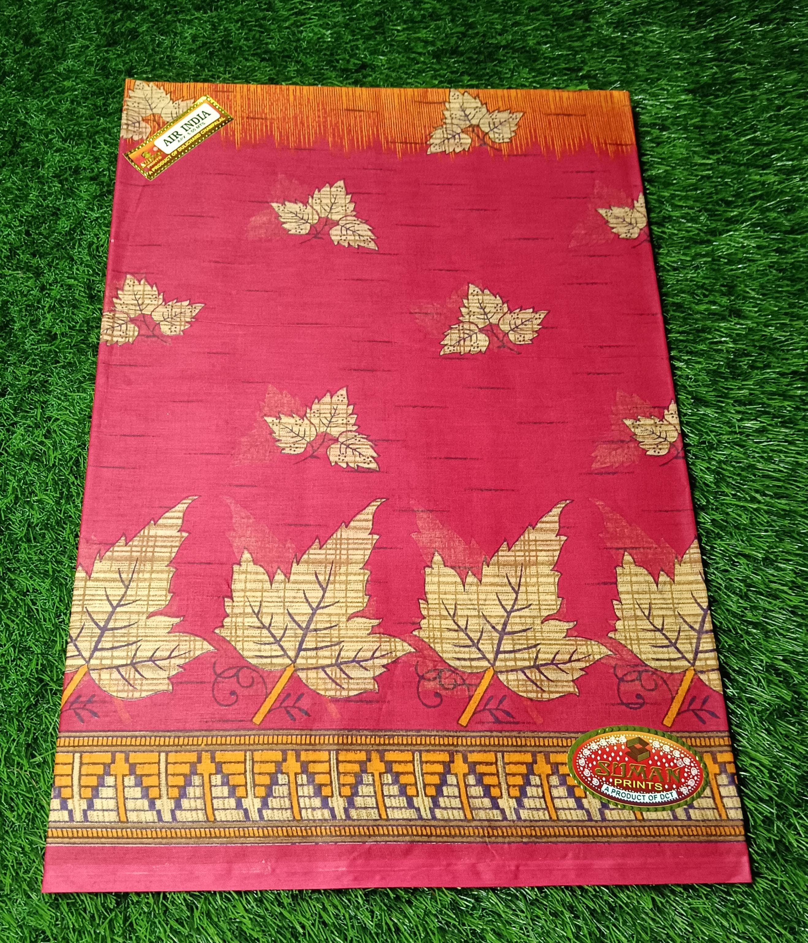 air india cooton saree