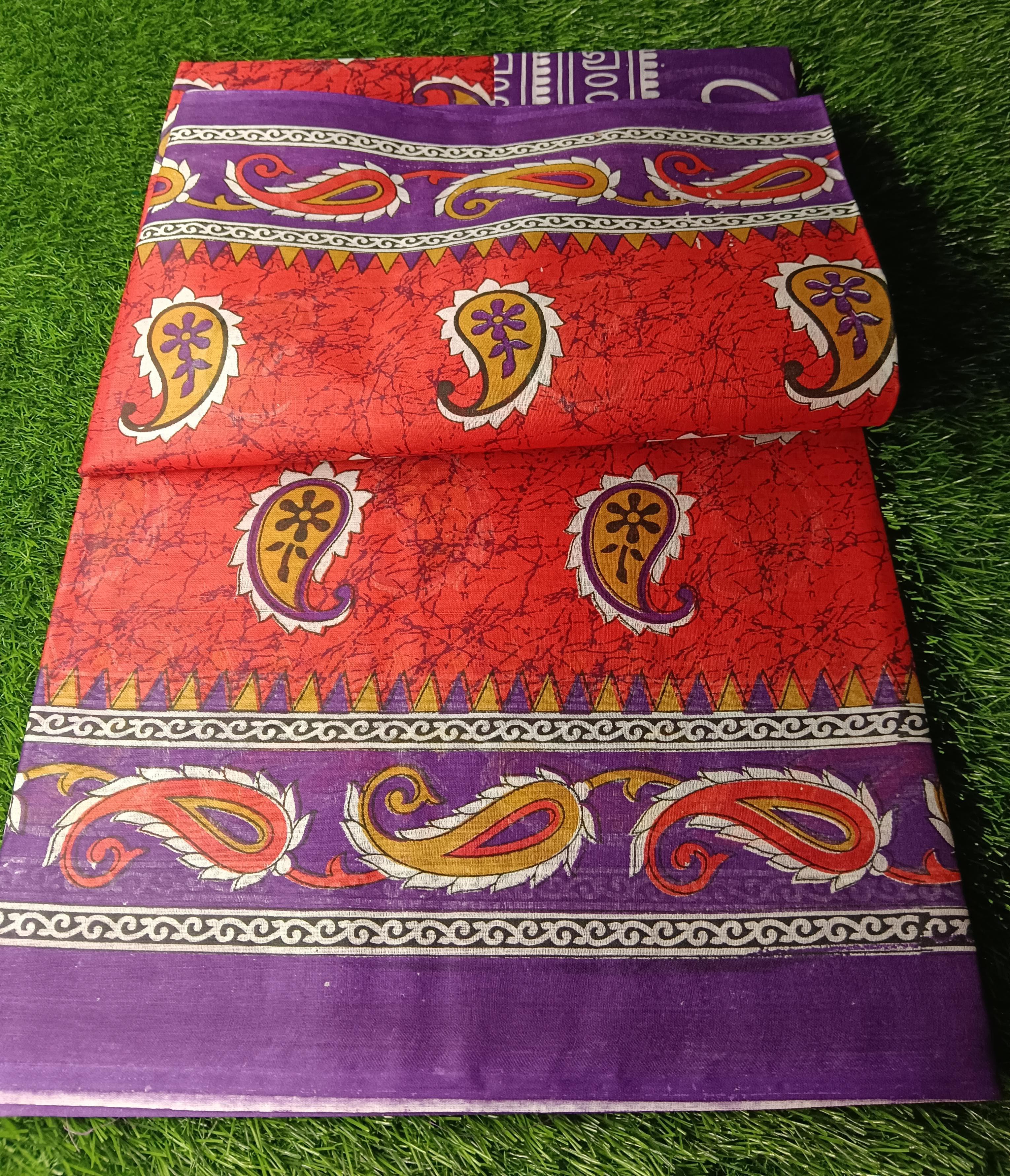 air india cooton saree