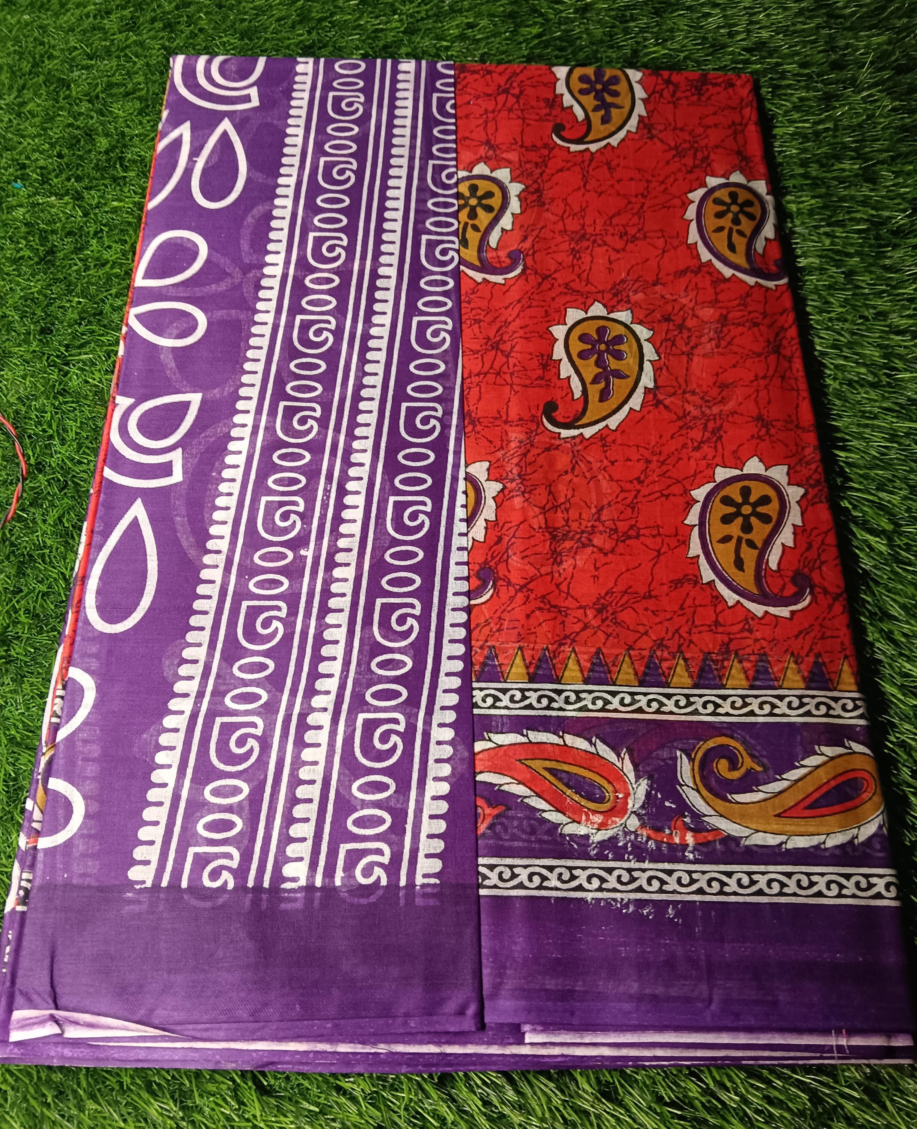 air india cooton saree