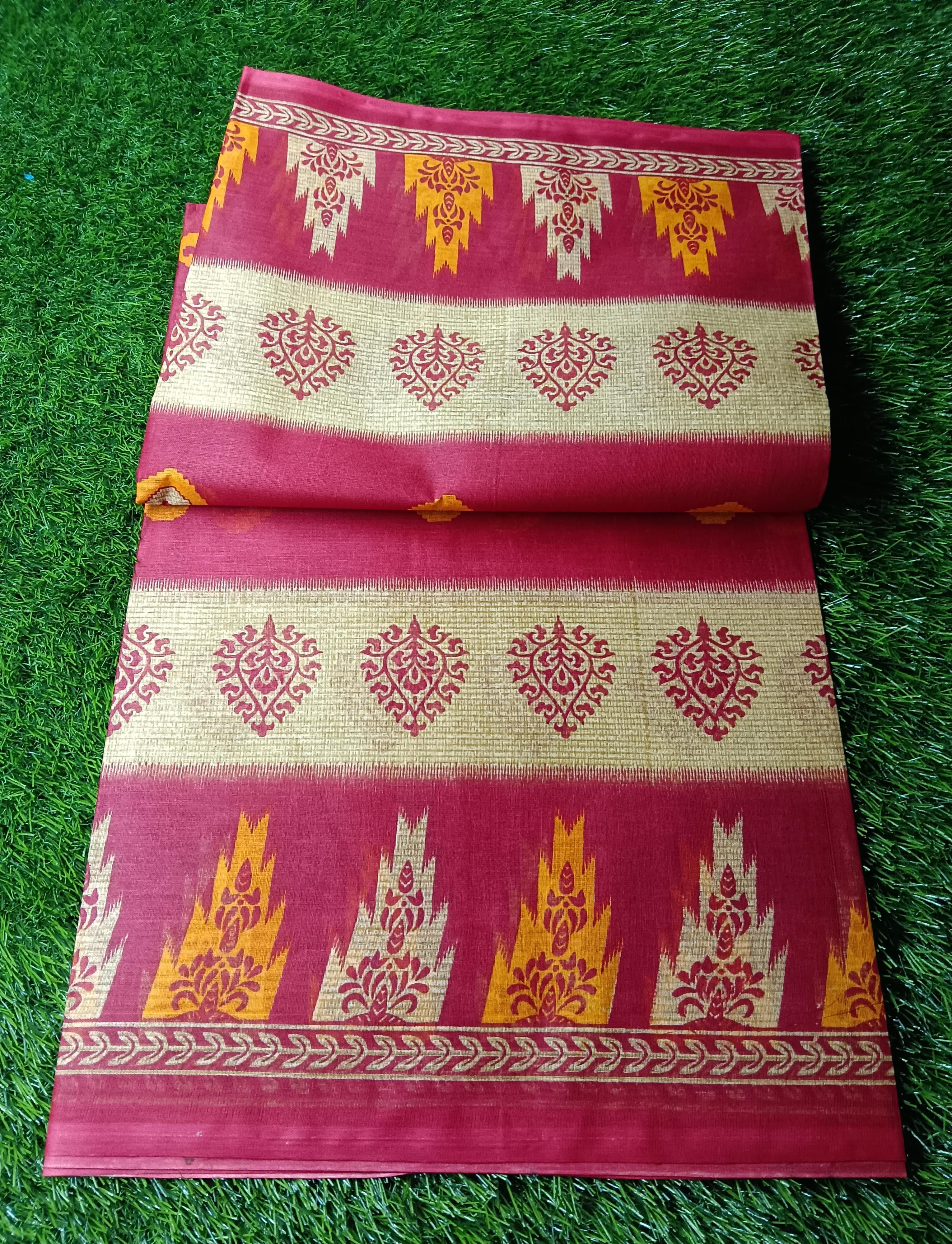 air india cooton saree
