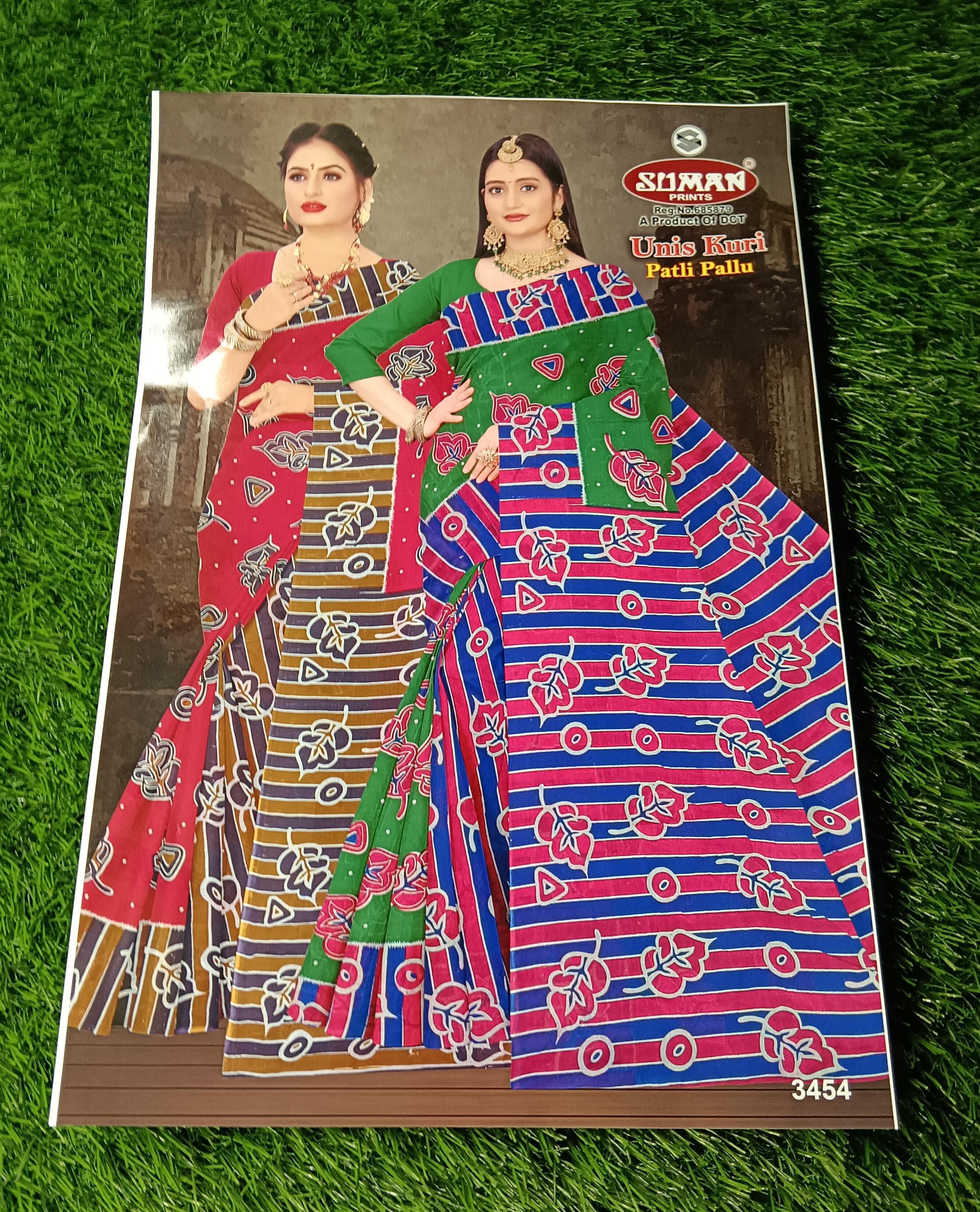 unis-kuri cooton saree